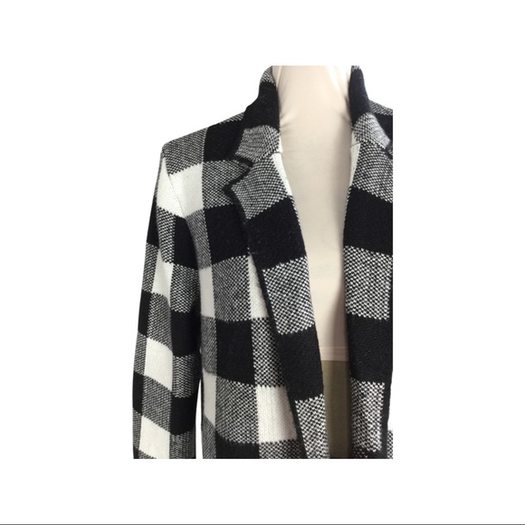 NWT Talbots Buffalo Plaid Sweater Jacket . - Picture 3 of 7